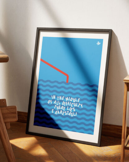 Mit dem Aarestägli Plakat durch den Winter – Bild 3